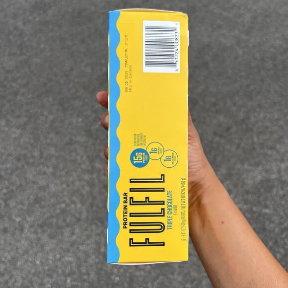 FULFIL Protein Snack Bars Triple Chocolate 15g Protein 12 Count Expired May 2025 - Picture 14 of 16